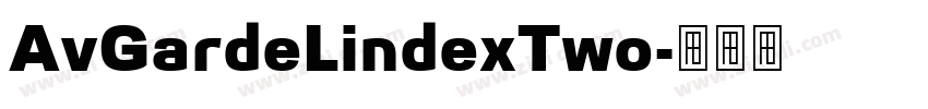 AvGardeLindexTwo字体转换