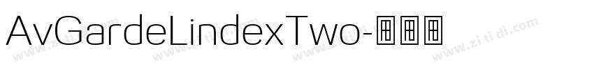 AvGardeLindexTwo字体转换