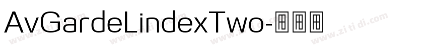 AvGardeLindexTwo字体转换