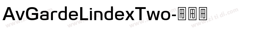 AvGardeLindexTwo字体转换