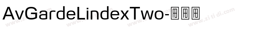 AvGardeLindexTwo字体转换
