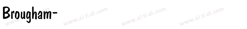 Brougham字体转换