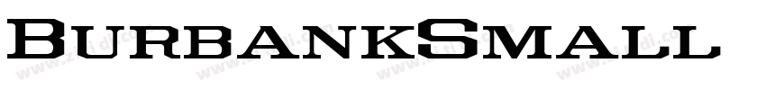 BurbankSmall字体转换