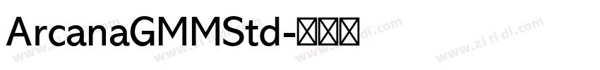 ArcanaGMMStd字体转换