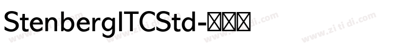 StenbergITCStd字体转换