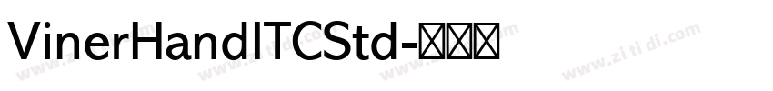 VinerHandITCStd字体转换