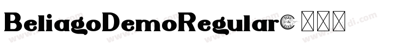 BeliagoDemoRegular字体转换