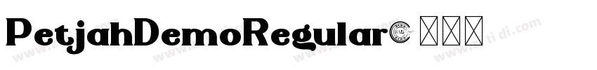 PetjahDemoRegular字体转换
