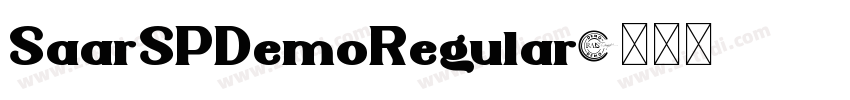 SaarSPDemoRegular字体转换
