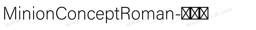 MinionConceptRoman字体转换