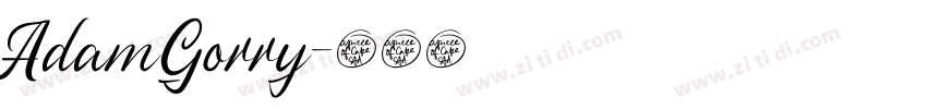 AdamGorry字体转换