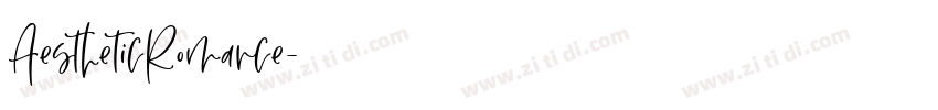 AestheticRomance字体转换