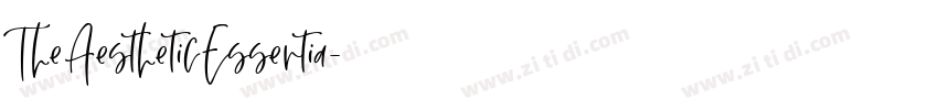 TheAestheticEssentia字体转换