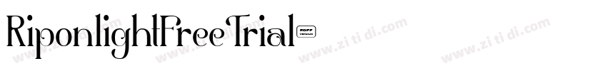 RiponlightFreeTrial字体转换