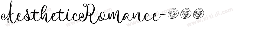 AestheticRomance字体转换