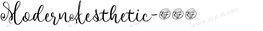 ModernAesthetic字体转换
