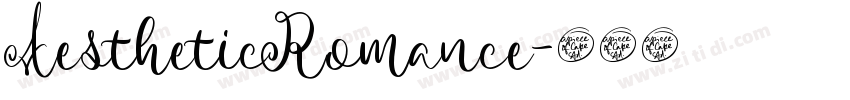 AestheticRomance字体转换