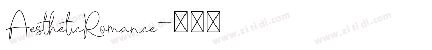 AestheticRomance字体转换