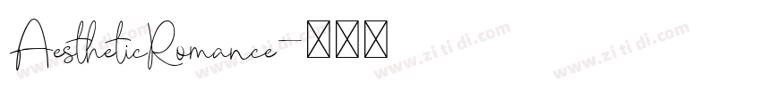 AestheticRomance字体转换