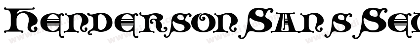 HendersonSansSemiBol字体转换