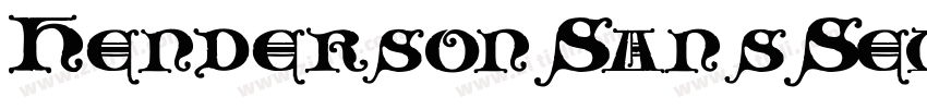 HendersonSansSemiBol字体转换