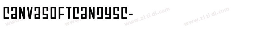 CanvaSoftCandySC字体转换