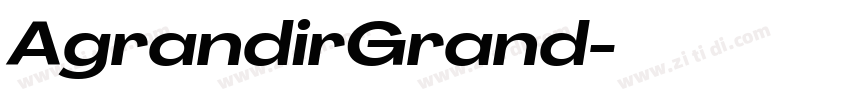 AgrandirGrand字体转换