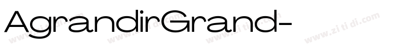 AgrandirGrand字体转换