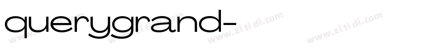 querygrand字体转换