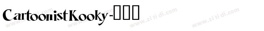 CartoonistKooky字体转换