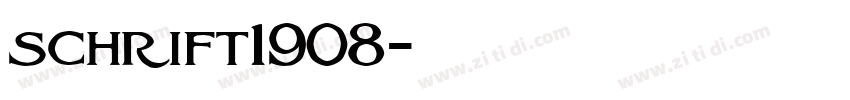 schrift1908字体转换