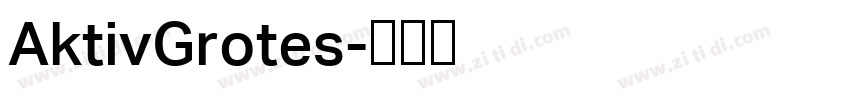 AktivGrotes字体转换