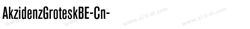 AkzidenzGroteskBE-Cn字体转换 AkzidenzGroteskBE-Cn字体转换