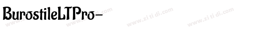 BurostileLTPro字体转换