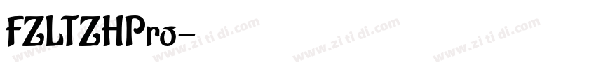FZLTZHPro字体转换