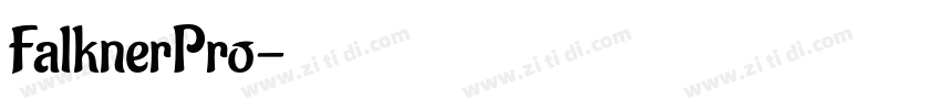 FalknerPro字体转换
