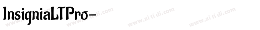 InsigniaLTPro字体转换