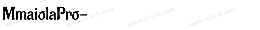 MmaiolaPro字体转换