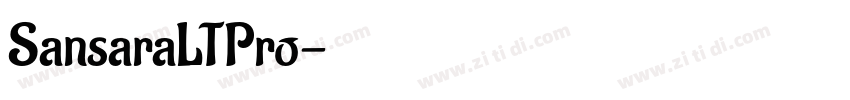 SansaraLTPro字体转换