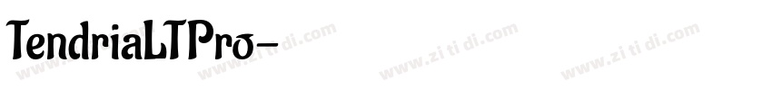 TendriaLTPro字体转换