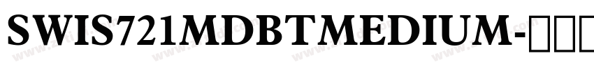 SWIS721MDBTMEDIUM字体转换