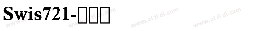 Swis721字体转换