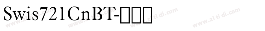 Swis721CnBT字体转换