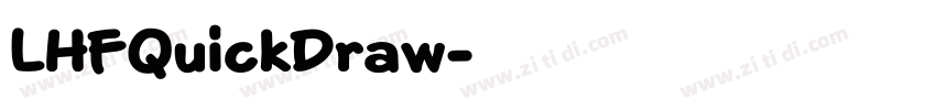 LHFQuickDraw字体转换
