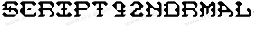 Script92Normal字体转换