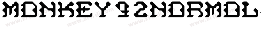 monkey92normol字体转换