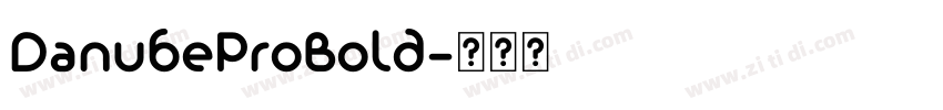 DanubeProBold字体转换