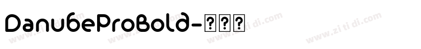 DanubeProBold字体转换