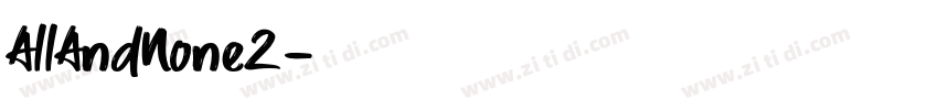AllAndNone2字体转换