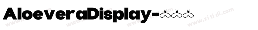 AloeveraDisplay字体转换